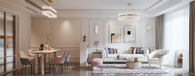 法式客餐厅3D模型下载